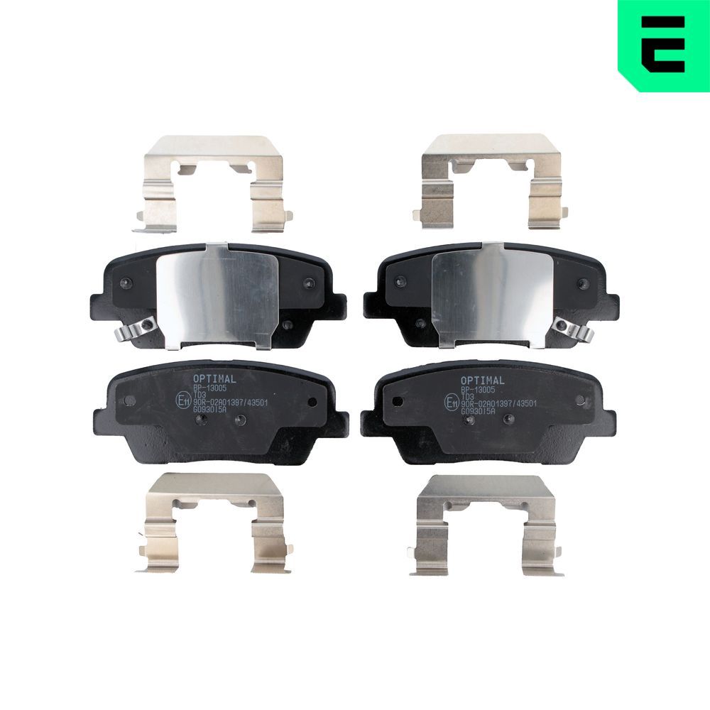 Гальмівні колодки дискові OPTIMAL BP13005 - zapix
