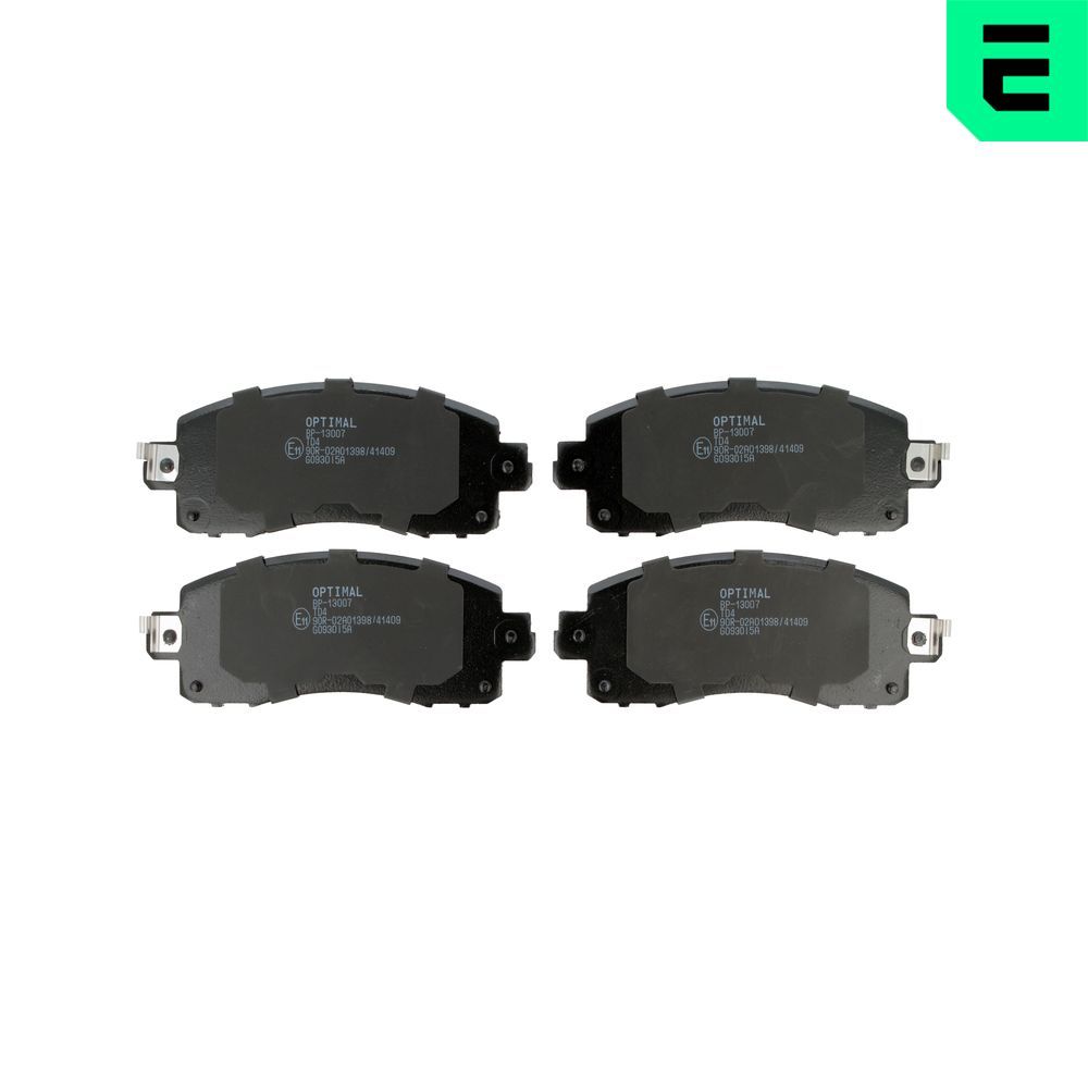 Гальмівні колодки дискові OPTIMAL BP13007 - zapix