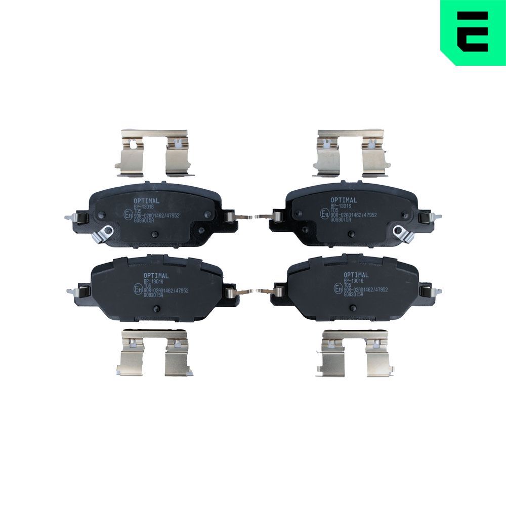 Гальмівні колодки дискові OPTIMAL BP13016 - zapix