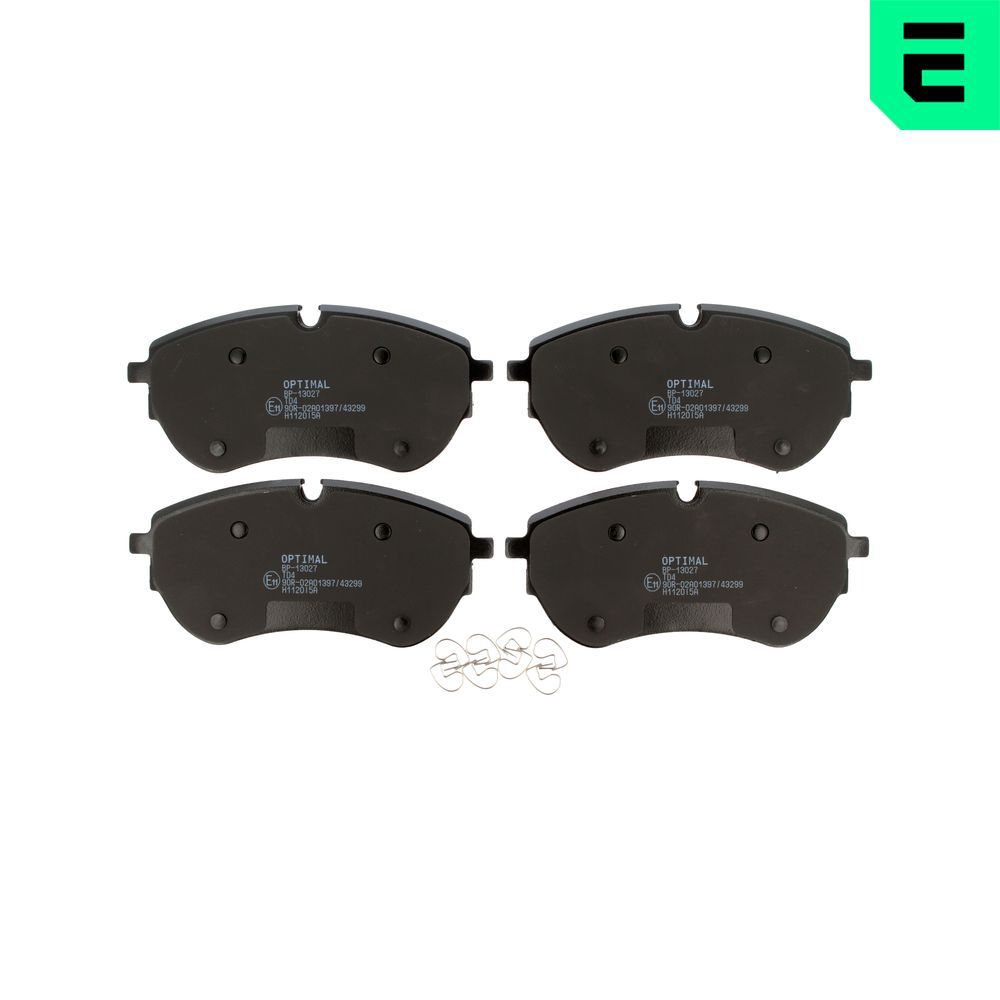 Гальмівні колодки дискові OPTIMAL BP13027 - zapix