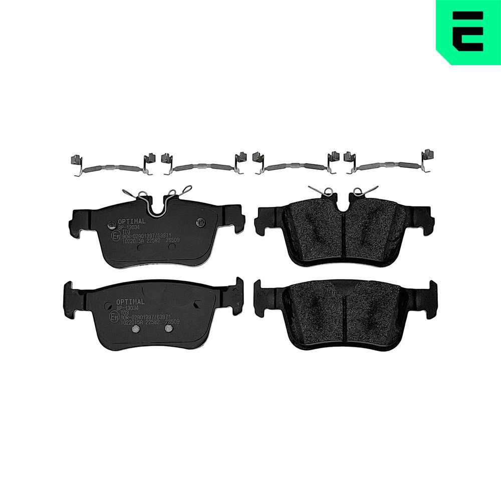 Гальмівні колодки дискові OPTIMAL BP13034 - zapix