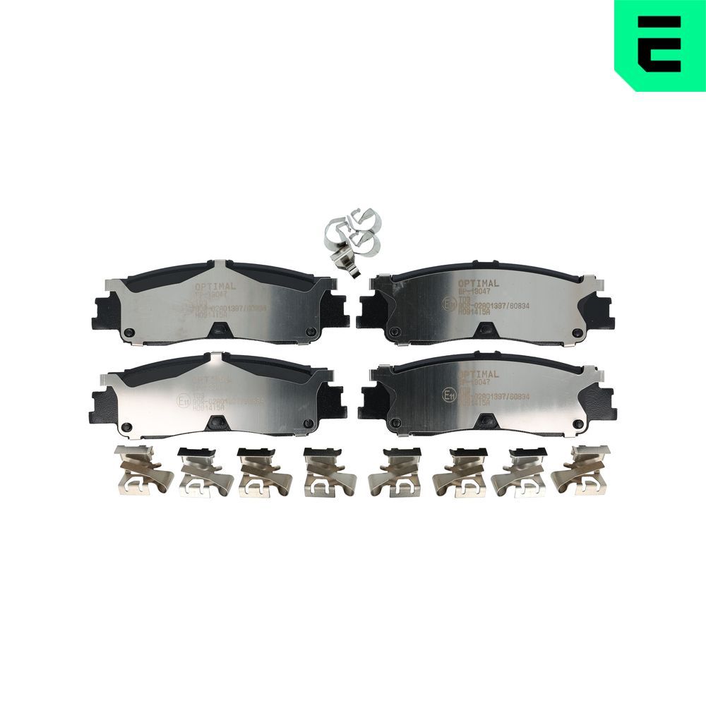 Гальмівні колодки дискові OPTIMAL BP13047 - zapix