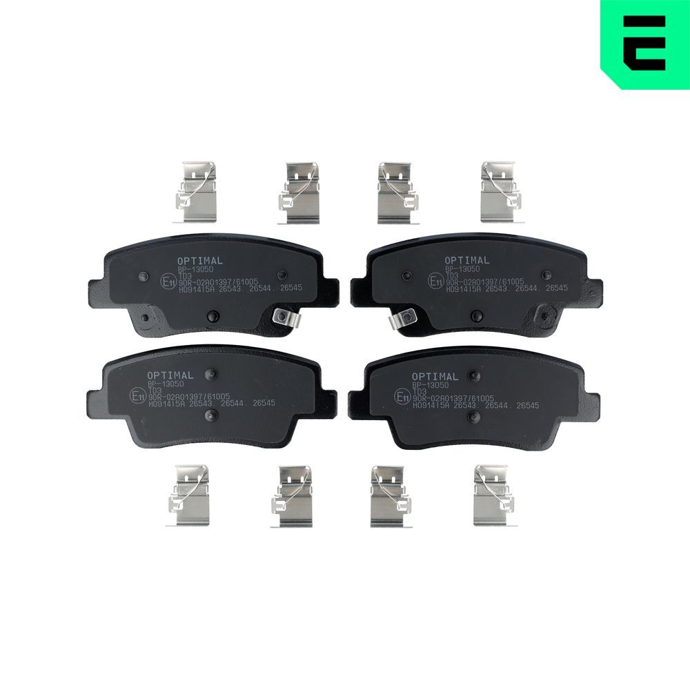 Гальмівні колодки дискові OPTIMAL BP13050 - zapix