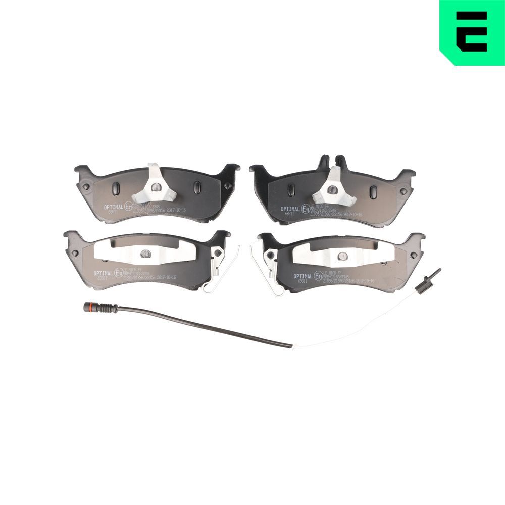 Гальмівні колодки дискові OPTIMAL BP69811 - zapix