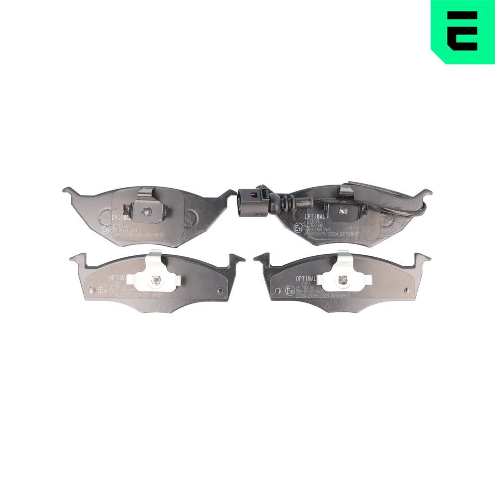 Гальмівні колодки дискові OPTIMAL BP71811 - zapix