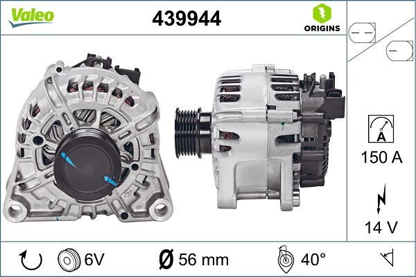 Генератор VALEO 439944 - zapix