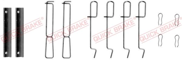 Приладдя / деталі гальмівних колодок QUICK BRAKE 1091265 - zapix