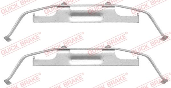 Приладдя / деталі гальмівних колодок QUICK BRAKE 1091642 - zapix
