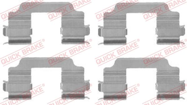 Приладдя / деталі гальмівних колодок QUICK BRAKE 1091709 - zapix