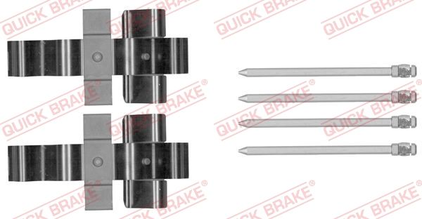 Приладдя / деталі гальмівних колодок QUICK BRAKE 1091852 - zapix