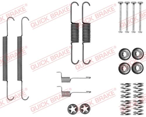 Монтажний комплект барабанних гальмівних колодок QUICK BRAKE 1050037 - zapix