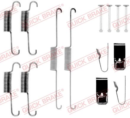 Монтажний комплект барабанних гальмівних колодок QUICK BRAKE 1050723 - zapix