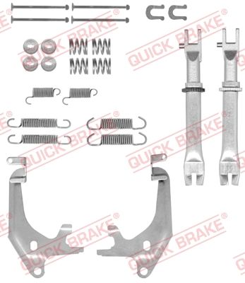Монтажний комплект барабанних гальмівних колодок QUICK BRAKE 1050870S - zapix