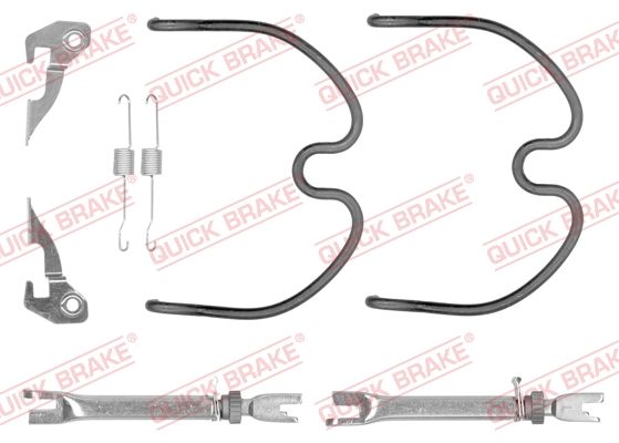 Монтажний комплект барабанних гальмівних колодок QUICK BRAKE 1050872S - zapix