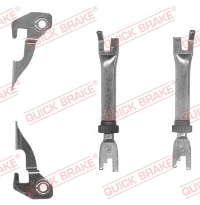 Монтажний комплект барабанних гальмівних колодок QUICK BRAKE 10753001 - zapix