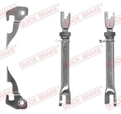 Монтажний комплект барабанних гальмівних колодок QUICK BRAKE 10753002 - zapix