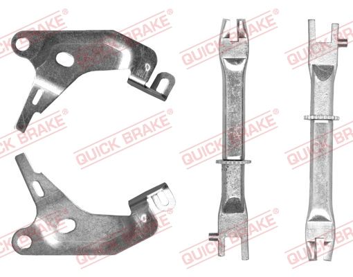 Монтажний комплект барабанних гальмівних колодок QUICK BRAKE 10853005 - zapix
