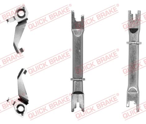 Монтажний комплект барабанних гальмівних колодок QUICK BRAKE 10853010 - zapix