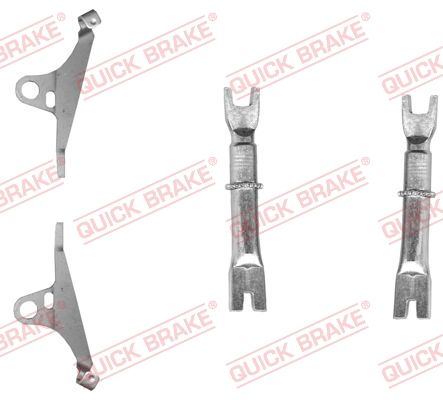 Монтажний комплект барабанних гальмівних колодок QUICK BRAKE 10853012 - zapix
