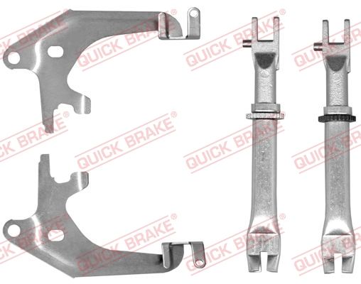 Монтажний комплект барабанних гальмівних колодок QUICK BRAKE 10853018 - zapix