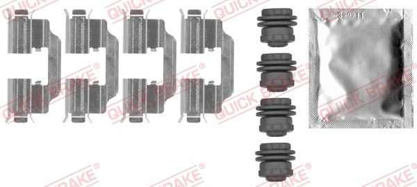 Приладдя / деталі гальмівних колодок QUICK BRAKE 1090012 - zapix
