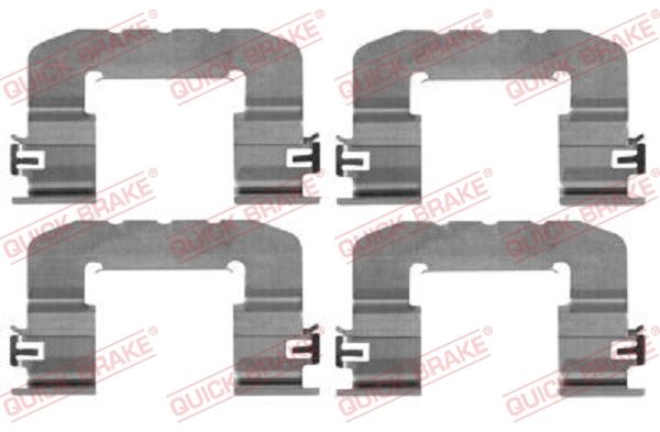 Приладдя / деталі гальмівних колодок QUICK BRAKE 1090017 - zapix