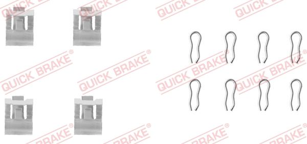 Приладдя / деталі гальмівних колодок QUICK BRAKE 1091055 - zapix