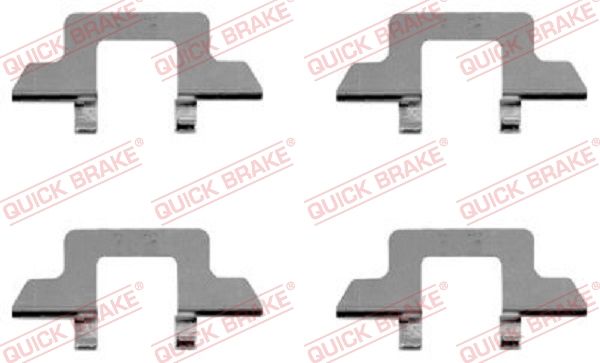 Приладдя / деталі гальмівних колодок QUICK BRAKE 1091242 - zapix