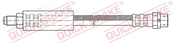 Гальмівні шланги QUICK BRAKE 32325 - zapix