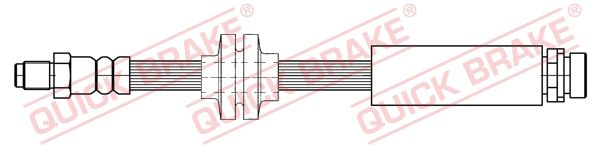 Гальмівні шланги QUICK BRAKE 32416 - zapix