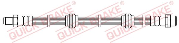 Гальмівні шланги QUICK BRAKE 32417 - zapix