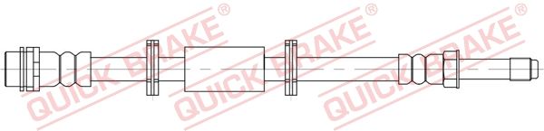 Гальмівні шланги QUICK BRAKE 32826 - zapix