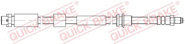 Гальмівні шланги QUICK BRAKE 32838 - zapix