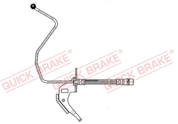 Гальмівні шланги QUICK BRAKE 35914 - zapix