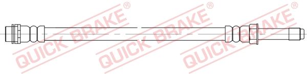 Гальмівні шланги QUICK BRAKE 37041 - zapix