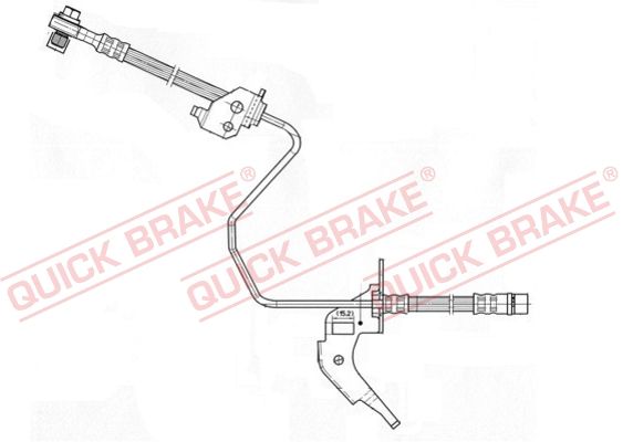 Гальмівні шланги QUICK BRAKE 59959X - zapix