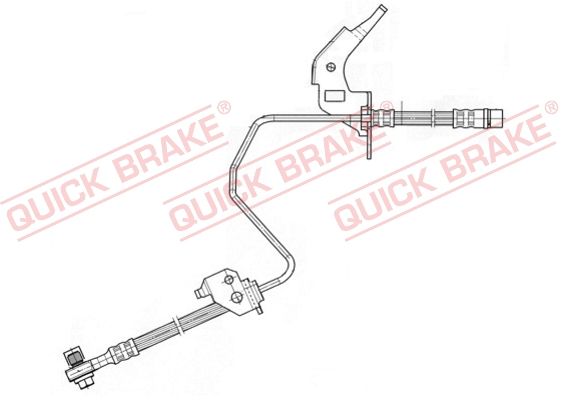 Гальмівні шланги QUICK BRAKE 59960X - zapix
