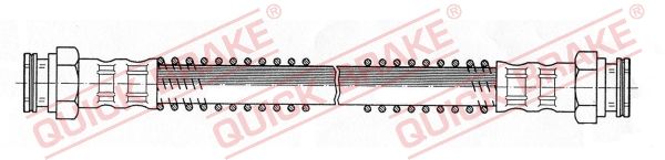 Гальмівні шланги QUICK BRAKE 22512 - zapix