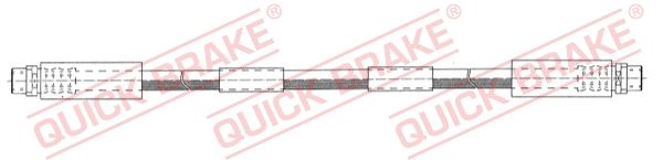Гальмівні шланги QUICK BRAKE 22914 - zapix