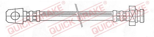 Гальмівні шланги QUICK BRAKE 50021 - zapix