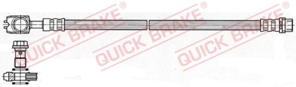 Гальмівні шланги QUICK BRAKE 50048X - zapix