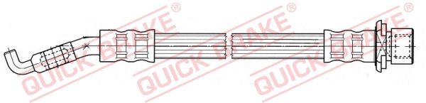Гальмівні шланги QUICK BRAKE 50065 - zapix