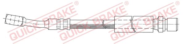 Гальмівні шланги QUICK BRAKE 50308 - zapix