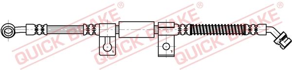 Гальмівні шланги QUICK BRAKE 50706 - zapix