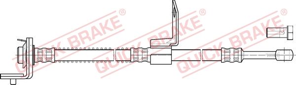 Гальмівні шланги QUICK BRAKE 50857X - zapix