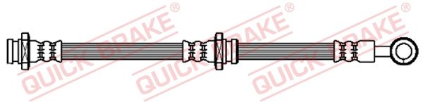 Гальмівні шланги QUICK BRAKE 50881 - zapix
