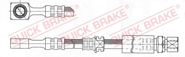 Гальмівні шланги QUICK BRAKE 50976 - zapix