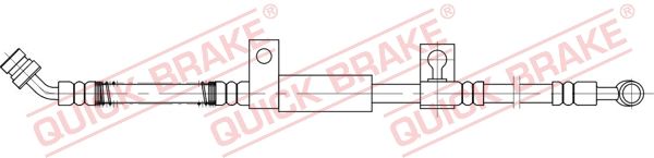 Гальмівні шланги QUICK BRAKE 58821 - zapix