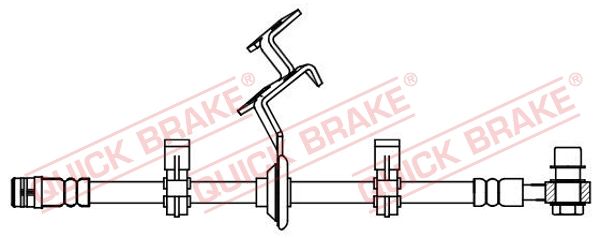 Гальмівні шланги QUICK BRAKE 58834X - zapix