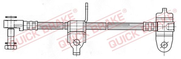 Гальмівні шланги QUICK BRAKE 59976X - zapix